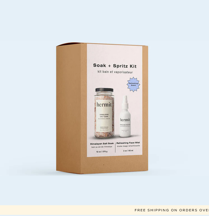 Hermit Refreshing Soak + Spritz Kit - Himalayan