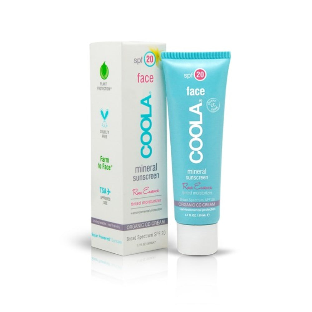 Coola Mineral Face Sunscreen Rose Essence CC Cream